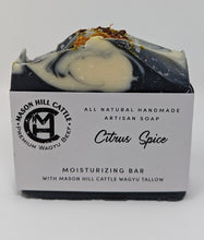 Load image into Gallery viewer, Citrus Spice Wagyu Tallow Soap Bar
