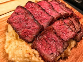 Smoked Wagyu Denver Steak W/Mashed Potatoes