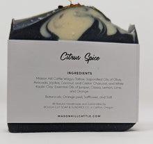 Load image into Gallery viewer, Citrus Spice Wagyu Tallow Soap Bar